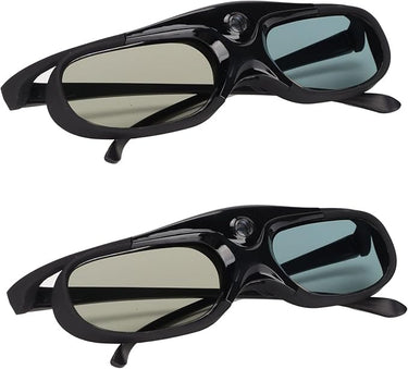 Sxhlseller 2 Gafas 3D DLP Link, Gafas 3D con Obturador Activo de 144 Hz, Gafas 3D con Lente LCD Compatibles con Todos los Proyectores DLP 3D, Gafas de Visión 3D